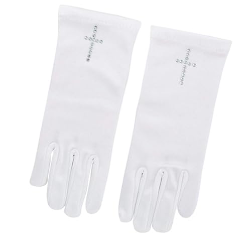 GRABAGECAN Children's Crosses Rhinestones Veils Girls Birthday Party Veils Radiants Crosses for Birthday Celebrations