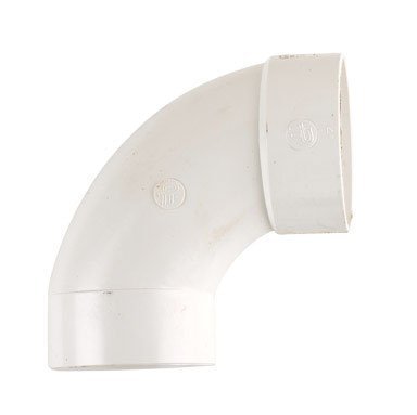 Plastic Trends 4 in. Hub x 4 in. Dia. Spigot PVC Elbow