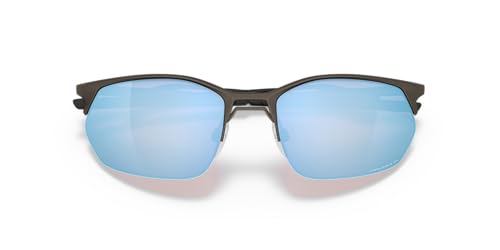 Image of Oakley Sunglasses for Men - OO4145 Wire Tap 2.0 Rectangular Sunglasses PRIZM Lenses