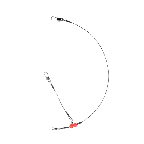 Línea de acero inoxidable para pesca con anzuelos y cebos miniatura 6