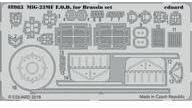 プラモデル 1/48 MiG-23MF F.O.D. エデュアルド用 エッチングパーツ [EDU48983]