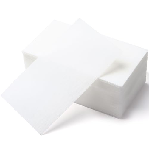 BEIQIYA 100pcs Perm Paper for Hair, Breathable End Papers for Hair Perm, Disposable Heat-Resistant Professional Hair Salon Home Hair Curling Papers for Thin Thick Short Long Hair- White
