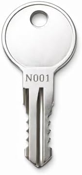 2-Pack N240 Replacement Keys Compatible with Thule Roof Racks, Cargo Boxes and Carriers, Pre-Cut to Key Codes N001RβN250R, with 1 Removal Key D1251 - 1