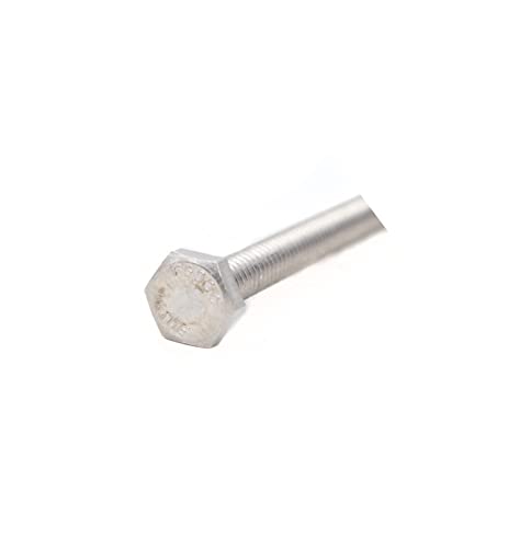 Image of cSeao 10pcs 1 /4-20 x 3 inch Hex Head Bolts Screws, Full Thread, Plain Finish, F593C 18-8 304 Stainless Steel