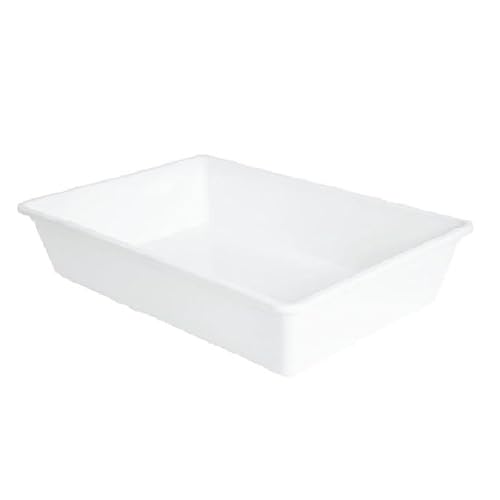 Vaschetta Frigo Bianca 40X30 H11 Litri 9.5 Bacinella Certificata Per Alimenti Conservazone Cibi E Trasporto Ideale Uso Professionale Pizzeria Ristoran