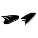 1Pair Side Mirror Cover Rear View Mirror Cover Trim For Hyundai Veloster 2012 2013 2014 2015 2016 2017 Gloss Black