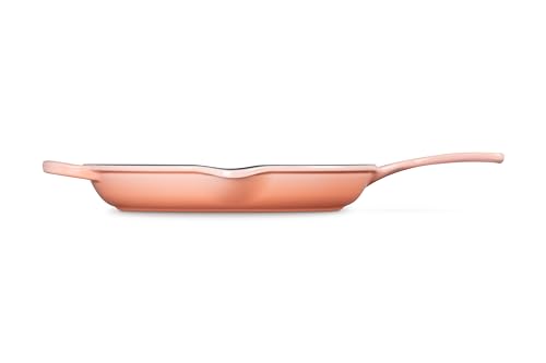 Image of Le Creuset Enameled Cast Iron Signature Round Skillet, 11.75 inch, Peche