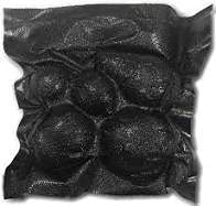 NatureVAC Vacuum Sealer Bags 15'' x 20'' Food Pantry Storage, Saver, Airtight Containers, Smell Proof, All Black, 50 Pack