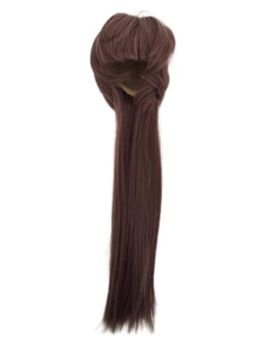 1/8 bjd sd Hair Teru Ancient Jellyfish Head Doll Wig Chestnut Brown