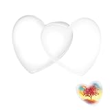 Glass Cabochons Clear Heart 25mm for Photo Pendant Craft Jewelry Making 50 PCS Heart Cabochon with F