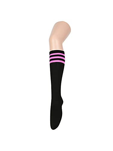 Image of Century Star Knee High Socks for Women Long Tube Socks with Stripes