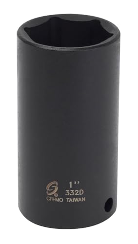 Sunex 332d 3/8-Inch Drive 1-Inch Deep Impact Socket