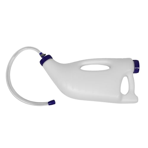 SEWOART Kälbermilchflasche aus Robustem Kunststoff mit Präziser Dosierung für Neugeborene Kälber und Lämmer Erleichtert Colostrum Fütterung Langlebig und Effizient für