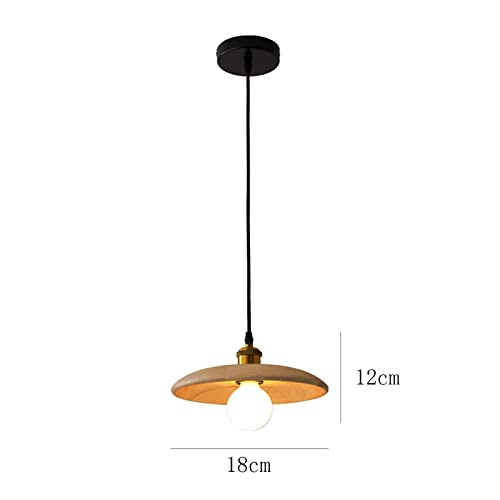 Lámpara japonesa madera maciza YRYRYW soluciona iluminación de diseño 7