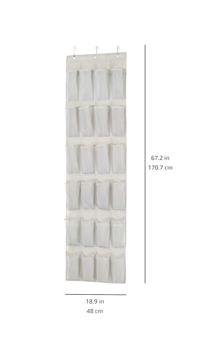 Amazon Basics AQ-NON008 24 Medium Pocket Over-The-Door Hanging Shoe Organizer thumb #6