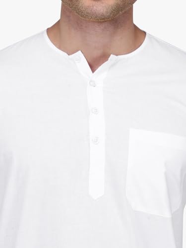 Image of Rajubhai Hargovindas Mens Casual Cotton Straight Kurta