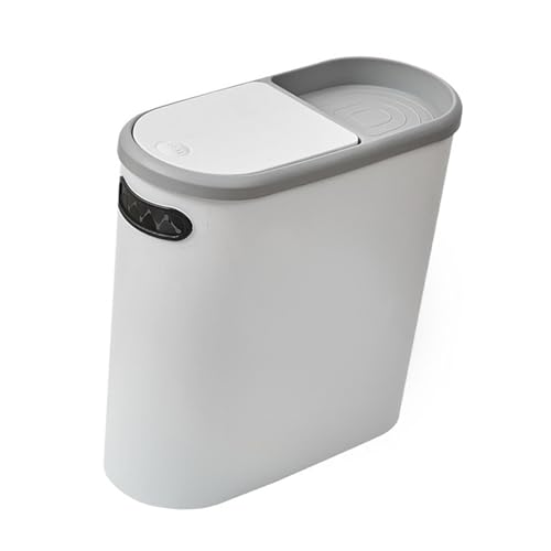 Poubelle nordique moderne et étroite de 10 L pour optimiser l'espace de la maison - 2