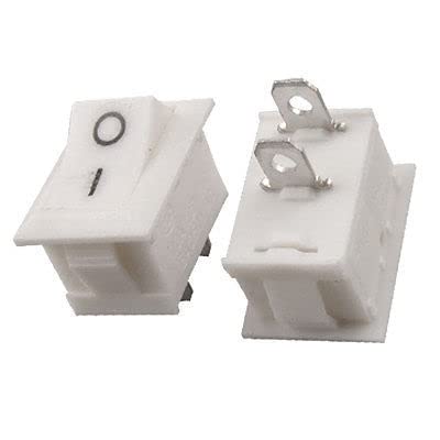 Interrupteur à bascule 2 broches pour remplacer un bouton défectueux sur petit appareil 10x