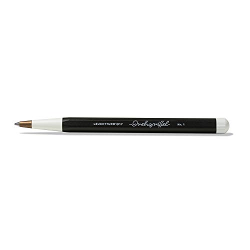 Image of LEUCHTTURM1917 Ball Point Pen Drehgriffel No.1 Black | Royal Blue Ink, Twist Mechanism, Drehgriffel No. 1, 0.7mm Tip, Smooth Writing, Stationery Gift