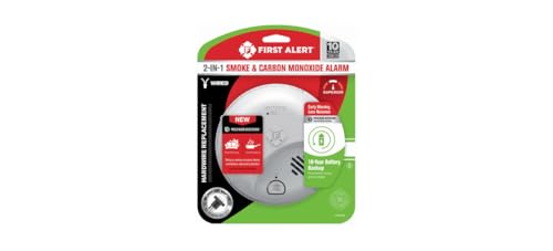 First Alert 10 Year Back Up Hard-Wired w/Battery Back-Up Ionization Smoke and Carbon Monoxide Detect - image 2