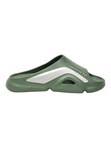 Image of Impakto Men EVA Flip Flops | Lightweight, Soft & Comfortable Slippers | Wide Toe Box, Airflow Ventilated Design, Anti-Skid & Water-Resistant, Indoor & Outdoor Chappal | Everyday Essentials