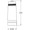 Grohe 40547001 Blue Active Carbon Replacement Water Filter 792.5 Gallon Capacity