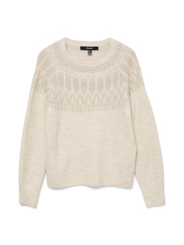 VERO MODA Vmsimone Ls Nordic Pullover Ga Rep Boo
