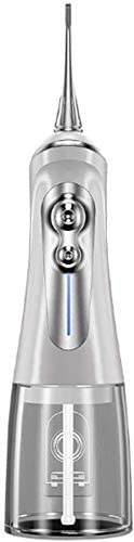 Water Flosser Professional Cordless Rechargeable Dental Oral Irrigator Ultra Water Jet for Teeth Braces Care with 6 Jet