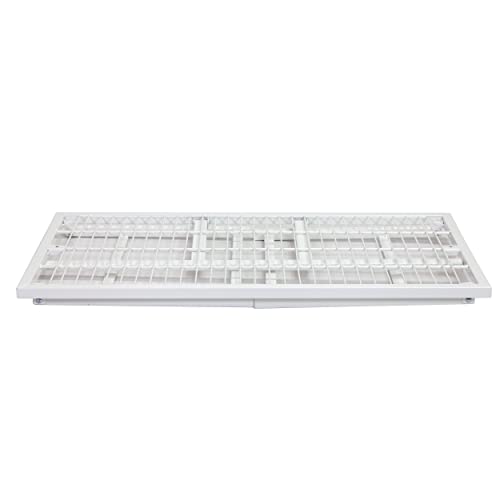 Origami R1 Stackable Storage Shelf, Collapsible/Foldable Steel Shelving Holds Up To 150 Pounds (Per Rack), Modular Heavy Duty Garage Storage & Organization Utility Shelf (2-Pack) (White, R1) #TOP4
