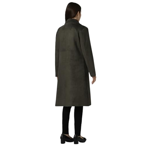 Image of Van Heusen Women's Regular Fit Casual A-line Coat, polyester blend
