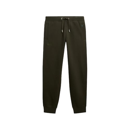 Image of Superdry Vintage Logo Embroidered Joggers S Green