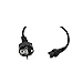 1pcs Power Cable Netzkabel Stromkabel 1m 3 pin polig Geeignet für Dell HP Lenovo Asus Acer Laptop Ladegerät TV Drucker Projektor Display mit Schutzkontakt Ladekabel Kleeblattstecker