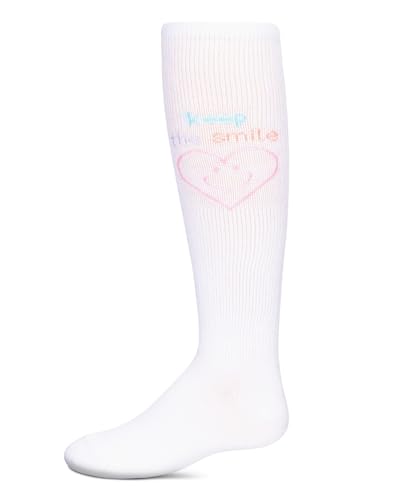 MeMoi Girls' Keep The Smile Knee High Socks
