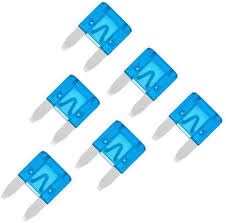 15A Automotive Fuses, 15 Amp Mini Fuses For Car/Bike/Scooter (5Pc) (Mini Fuse)