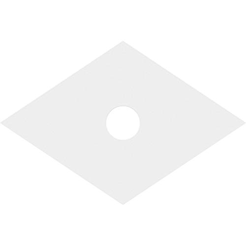 Image of Ekena Millwork CMP36X24DD-05000 Diamond Architectural Grade PVC Contemporary Urethane Ceiling Medallions 36 inchW x 24 inchH x 5 inchID x 12 3 /4 inchC x 1 inchP