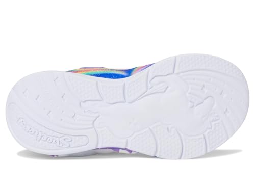 Skechers Girls S Lights: Unicorn Chaser Sneaker, Blue Sparkle/Multi, 12.5 Little Kid3