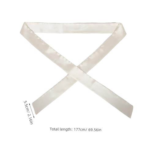 Women’s Soft Silk Bathrobe Waist Tie Belt Adjustable Long Sash for Dresses and Gowns Comfortable Replacement Accessory for Daily Use2