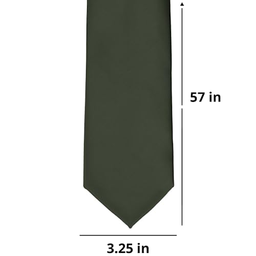 Image of tiemart Premium Solid Color Necktie