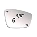 ReYee Mirror Glass fit for Volkswagen VW Beetle Jetta Passat Passenger Right Side Mirror Glass RH No Backing Plate Convex Including Adhesive