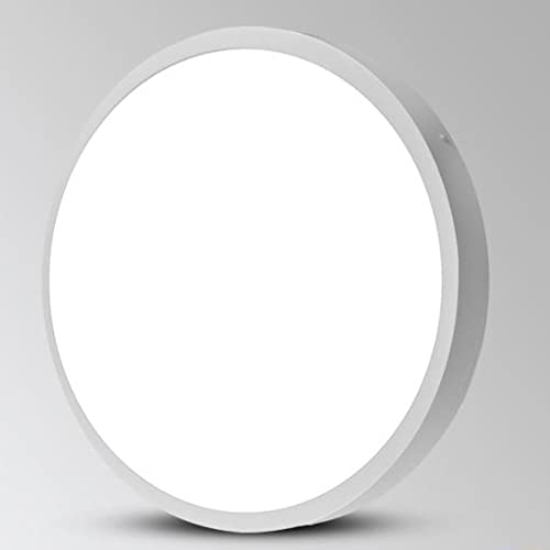 Panel Led Superficie Plafon Techo Redondo 60cm 48W Facil Instalacion Con Driver Incluido Cuerpo de Aluminio Luz Uniforme (6000K-Blanco Frio) Cover