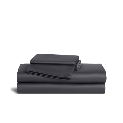 Brooklinen Luxe Sateen Sheet Set Hotel-Quality Luxury - Twin Abyss | Buttery-soft 100% long-staple cotton sateen silky & hotel-quality; softest sheets; breathable & durable; cool & luxurious. product thumbnail 12