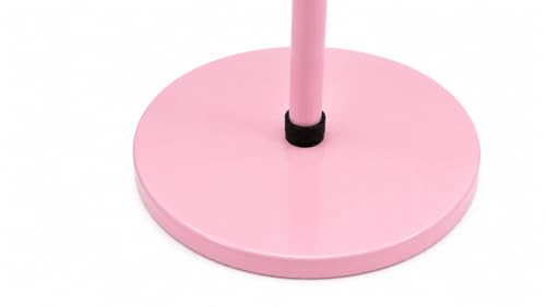 Image of Metal Shade Wooden Tripod Floor Lamp for Living Room, Living Room Corner, Bedroom, Home, Office, Interiors, Decor, Cinema. (Pink Without Ball)