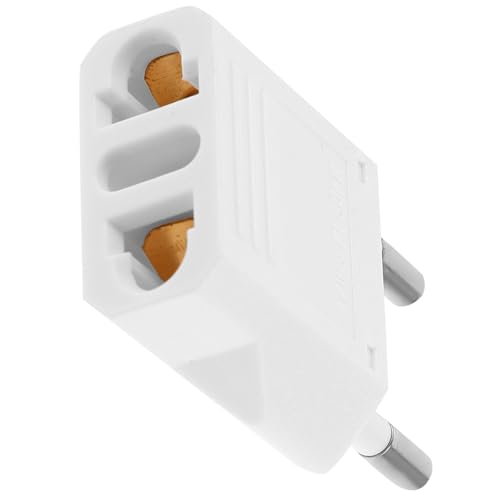 TOVINANNA Adaptador de Viaje Europeo de 6 a Multifuncional, Enchufe de Pared Compacto, Seguro y Portátil, Compatible Enchufes Italianos y Europeos, Adecuado para Viajes Internacionales