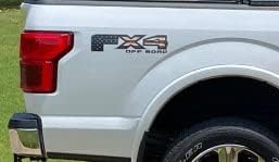 Miniatura 2 de Decal Mods Adhesivos FX4 Offroad Bandera Americana para Ford F150 (2015-2020) - FWFLAG [Juego de 2]