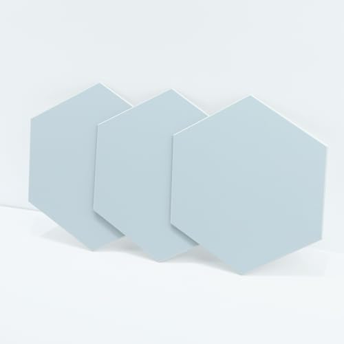 YOFUN 32-Sheet Hexagon Peel and Stick Backsplash, 6" x 7"