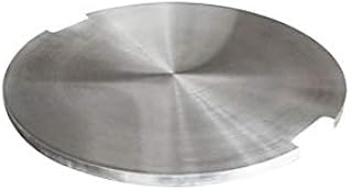 Elementi Outdoor Columbia Stainless Steel Round Lid Fire Pit Table Cover Durable 20.7