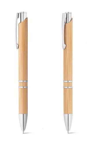 Image of worison 2pc Wooden Ballpoint Pen for Writing, Journaling, School, Office Sustainable Pens