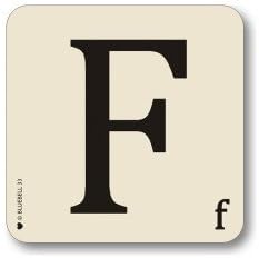 Alphabet Table Mat Letter F