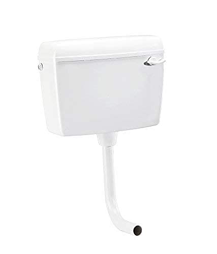 Shri ji Flush PVC Cistern Flush Tank Set for Toilet Slimline Cistern White 1 Piece
