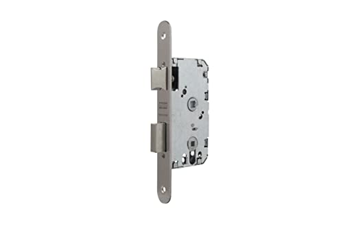 Tesa Assa Abloy 20145RHN Serratura a Incasso per Porte in Legno, nichelato, Entrada 50 mm